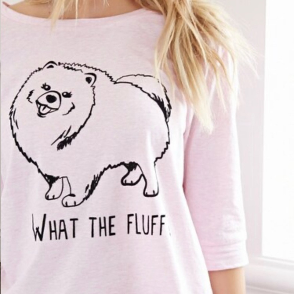 New Pomeranian Pajama Set Lounge Wear Pants Top Pink Dog Lover Pjs Pajamas